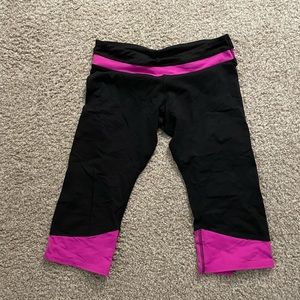 2 Hard Tail Capri Workout/Yoga Pants M 2 pair